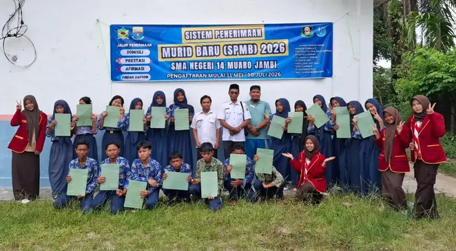 Foto berita: Sosialisasi SPMB Tahun Ajaran 2026/2027 di SMP Negeri 53 Muaro Jambi