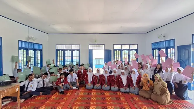 Foto berita: Sosialisasi Sistem Penerimaan Murid Baru (SPMB) Tahun Ajaran 2026/2027 di SMP Negeri 14 Muaro Jambi